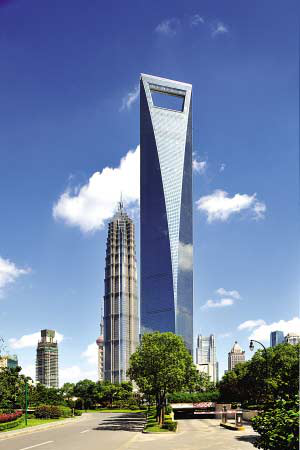 上海環球金融中心492m